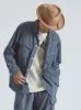 【Universal Works】Jungle Jacket In Indigo Chambray / 淺靛藍色 水手布 越戰叢林夾克 sold by Blue Beach Denim