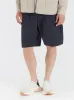 【Universal Works】Pleated Track Short In Stone Paper Touch Cotton / 絲質客製棉布 寬鬆短褲 sold by Blue Beach Denim