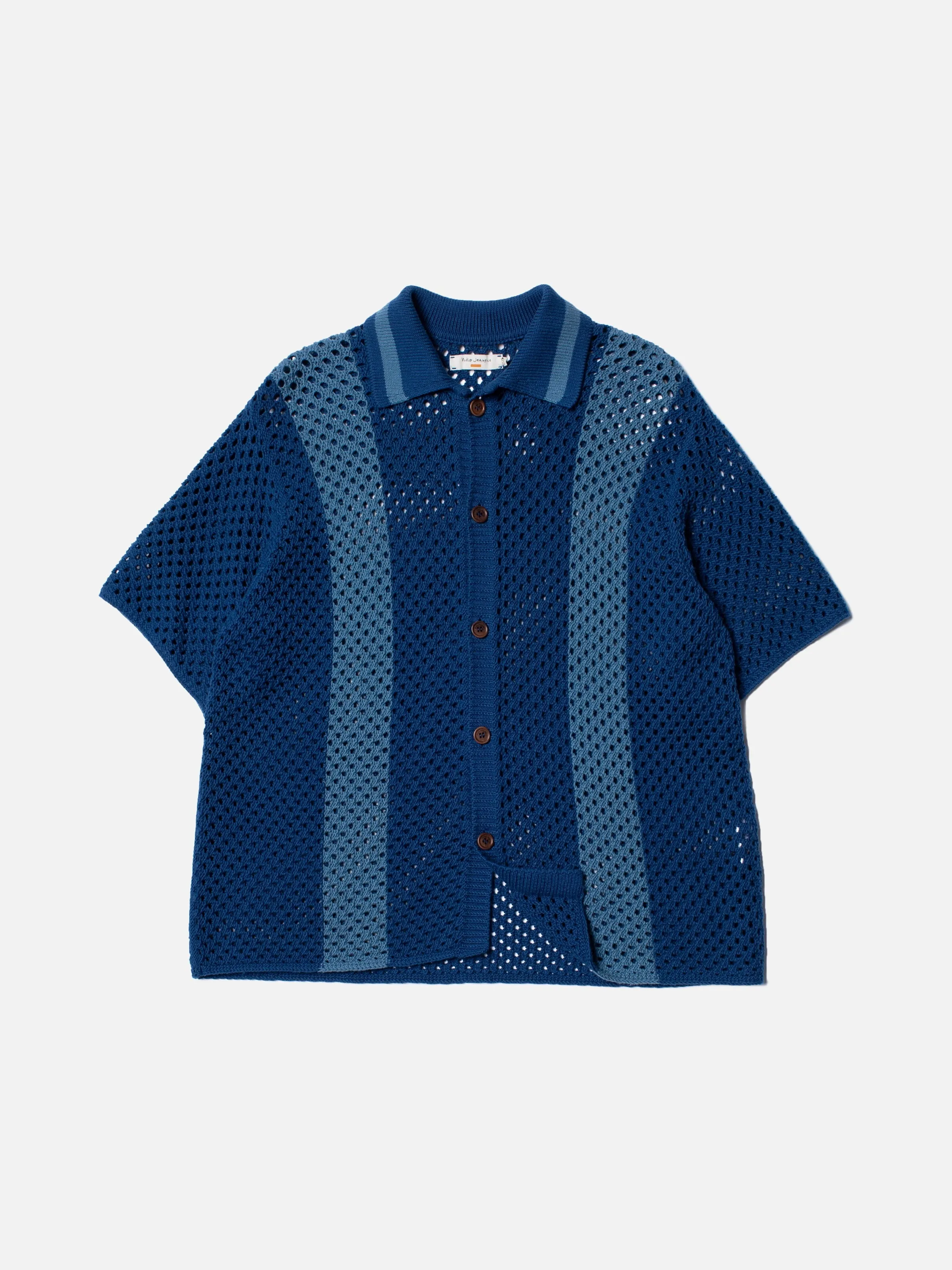 【Nudie Jeans】Fabbe Crochet 原創勾針編織洞洞襯衫 sold by Blue Beach Denim