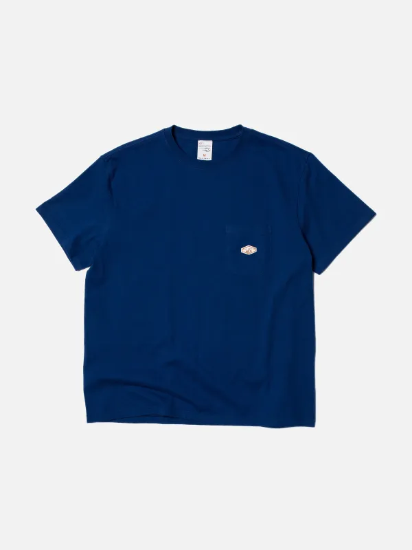 【Nudie Jeans】Leffe Pocket Tee French Blue LOGO口袋Tee法國藍 made by Nudie Jeans