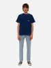 【Nudie Jeans】Lean Dean Calm Blues 止水藍刷色合身上寬下窄牛仔褲褲 sold by Blue Beach Denim
