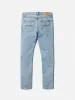 【Nudie Jeans】Lean Dean Calm Blues 止水藍刷色合身上寬下窄牛仔褲褲 sold by Blue Beach Denim