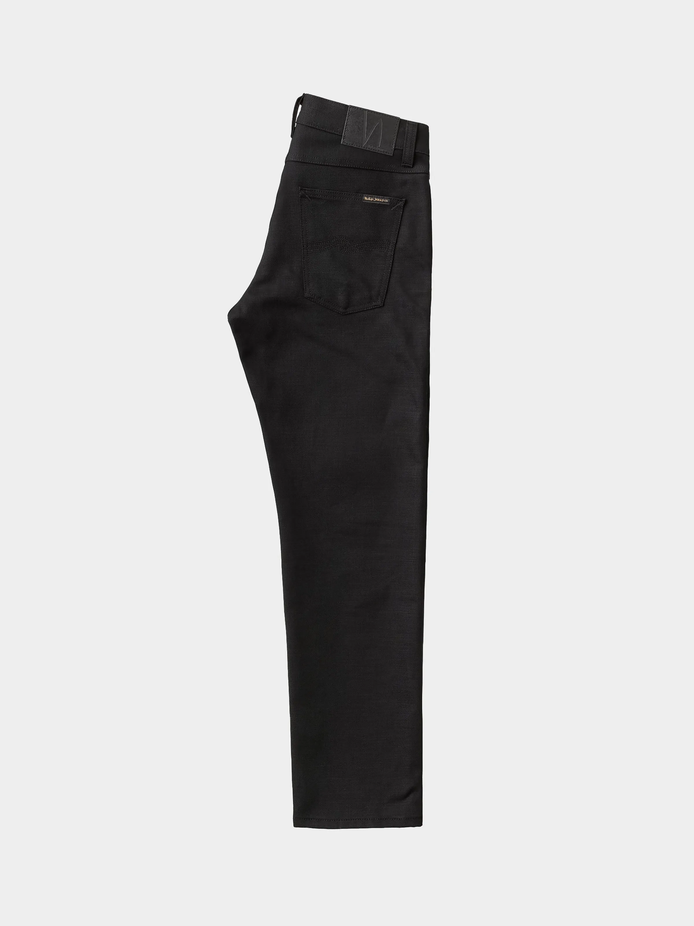 【Nudie Jeans】Gritty Jackson Dry Black YD 12.5 oz 復刻中腰直筒牛仔褲 sold by Blue Beach Denim product image thumbnail 5
