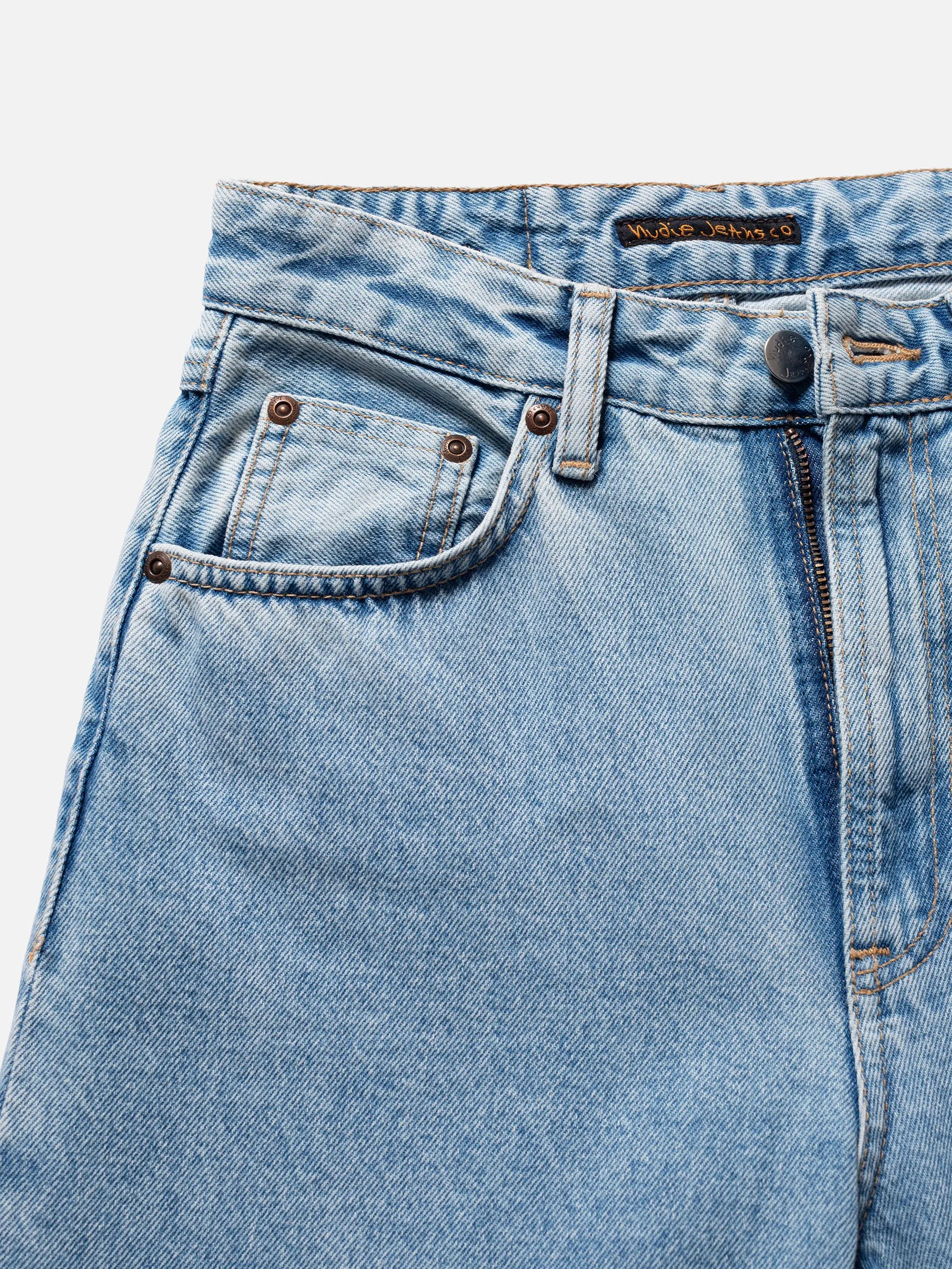 【Nudie Jeans】Clean Eileen Sunny Blue / 女版 日光藍石洗 高腰直筒褲 sold by Blue Beach Denim product image thumbnail 5