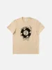 【Nudie Jeans】Roy Sound Habits Cream 黑膠圖樣有機棉短T奶油色 sold by Blue Beach Denim