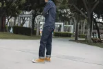 【ONI DENIM】525-NI 16.5oz Natural Indigo Rope Dyeing Denim Classic Straight / 天然靛藍 繩染 異番手紗線特製 修身直筒 sold by Blue Beach Denim