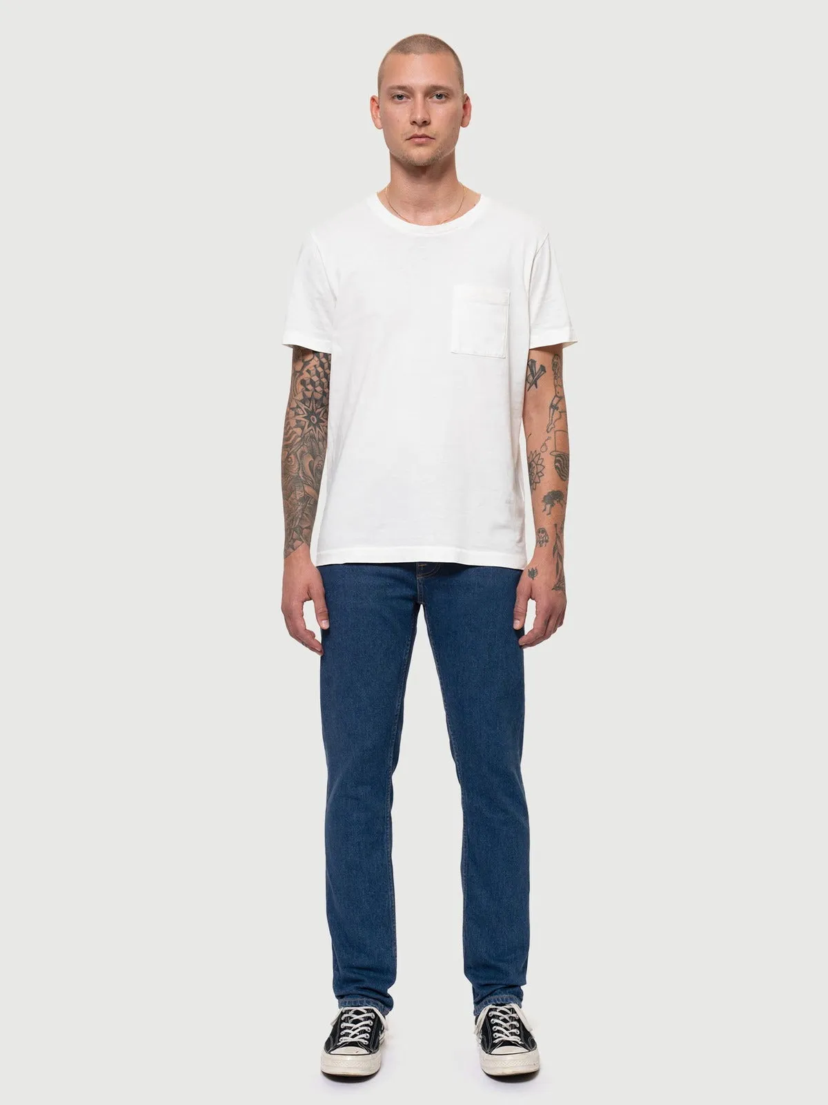 【Nudie Jeans】Grim Tim Bluish Blue/13.25oz/合身小直筒 sold by Blue Beach Denim product image thumbnail 3