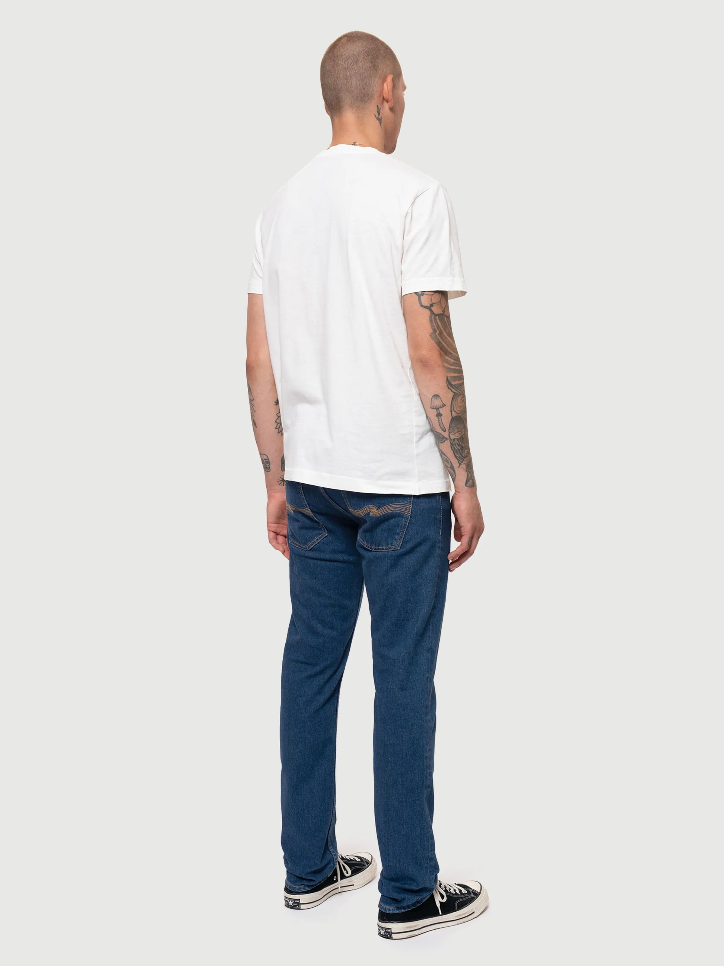 【Nudie Jeans】Grim Tim Bluish Blue/13.25oz/合身小直筒 sold by Blue Beach Denim product image thumbnail 4