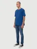 【Nudie Jeans】Lean Dean Blue Mud／13.12oz／合身上寬下窄 sold by Blue Beach Denim