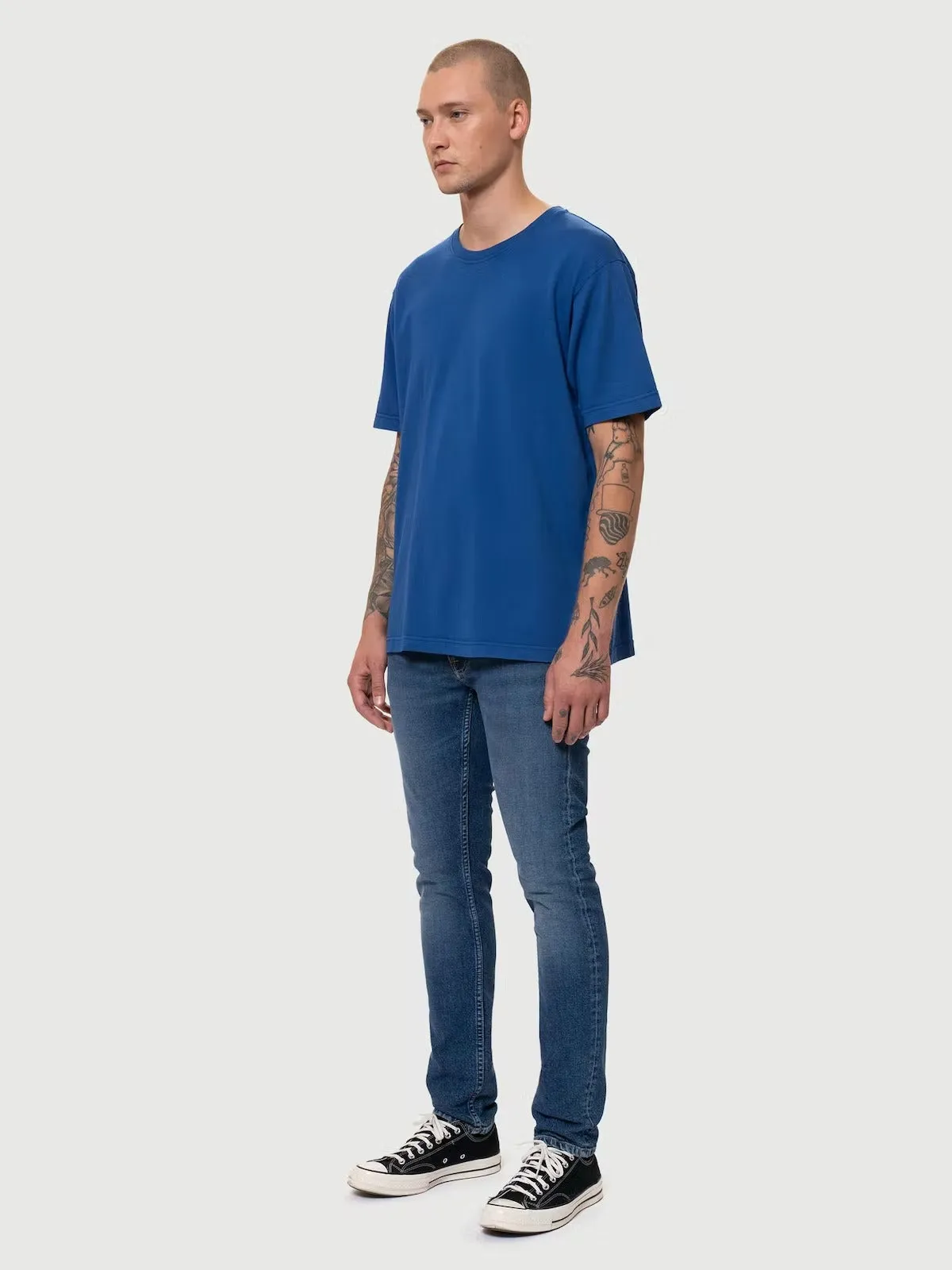 【Nudie Jeans】Lean Dean Blue Mud/13.12oz/合身上寬下窄 sold by Blue Beach Denim product image thumbnail 2