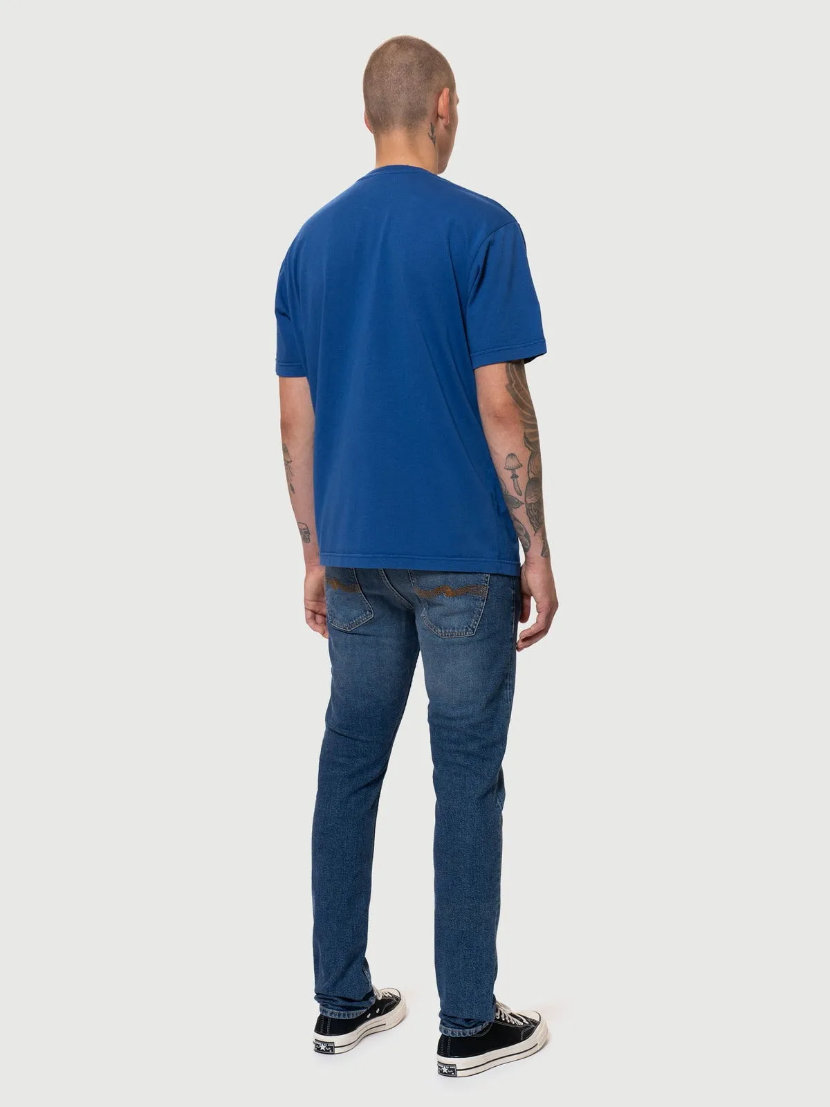 【Nudie Jeans】Lean Dean Blue Mud/13.12oz/合身上寬下窄 sold by Blue Beach Denim product image thumbnail 4
