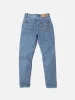 【Nudie Jeans】Breezy Britt Simply Blue / 女版高腰寬錐形褲 sold by Blue Beach Denim