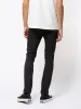 【Nudie Jeans】Lean Dean Dry Black Selvage 微彈性黑染赤耳 合身上寬下窄 黑色牛仔褲 sold by Blue Beach Denim