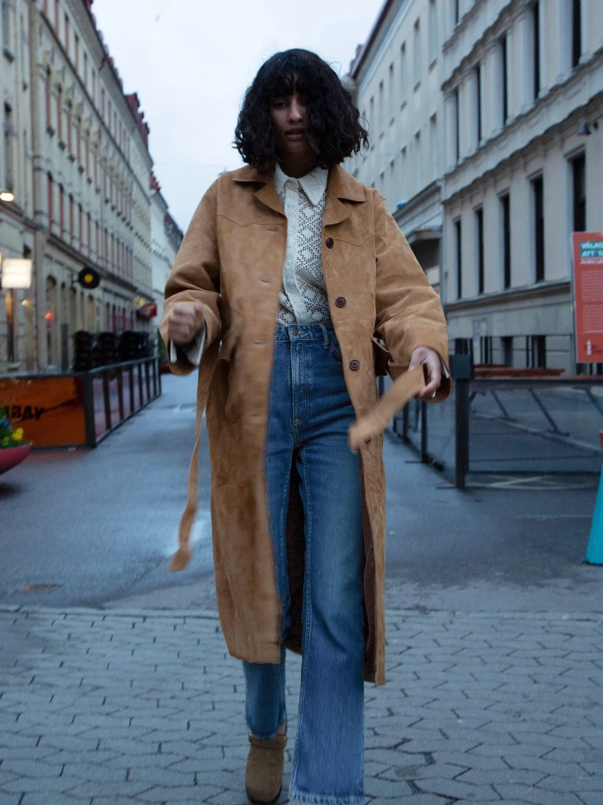 【Nudie Jeans】Rowdy Ruth French Blue 女版法國藍水洗微喇叭牛仔褲 sold by Blue Beach Denim product image thumbnail 2