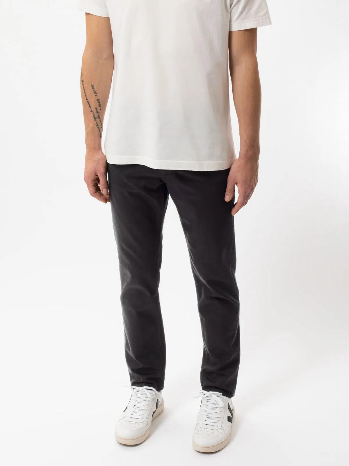 【Nudie Jeans】Steady Eddie II Dry Everblack 11.2oz 高腰修身錐形不褪黑牛仔褲 sold by Blue Beach Denim product image thumbnail 3