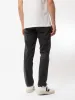 【Nudie Jeans】Steady Eddie II Dry Everblack 11.2oz 高腰修身錐形不褪黑牛仔褲 sold by Blue Beach Denim