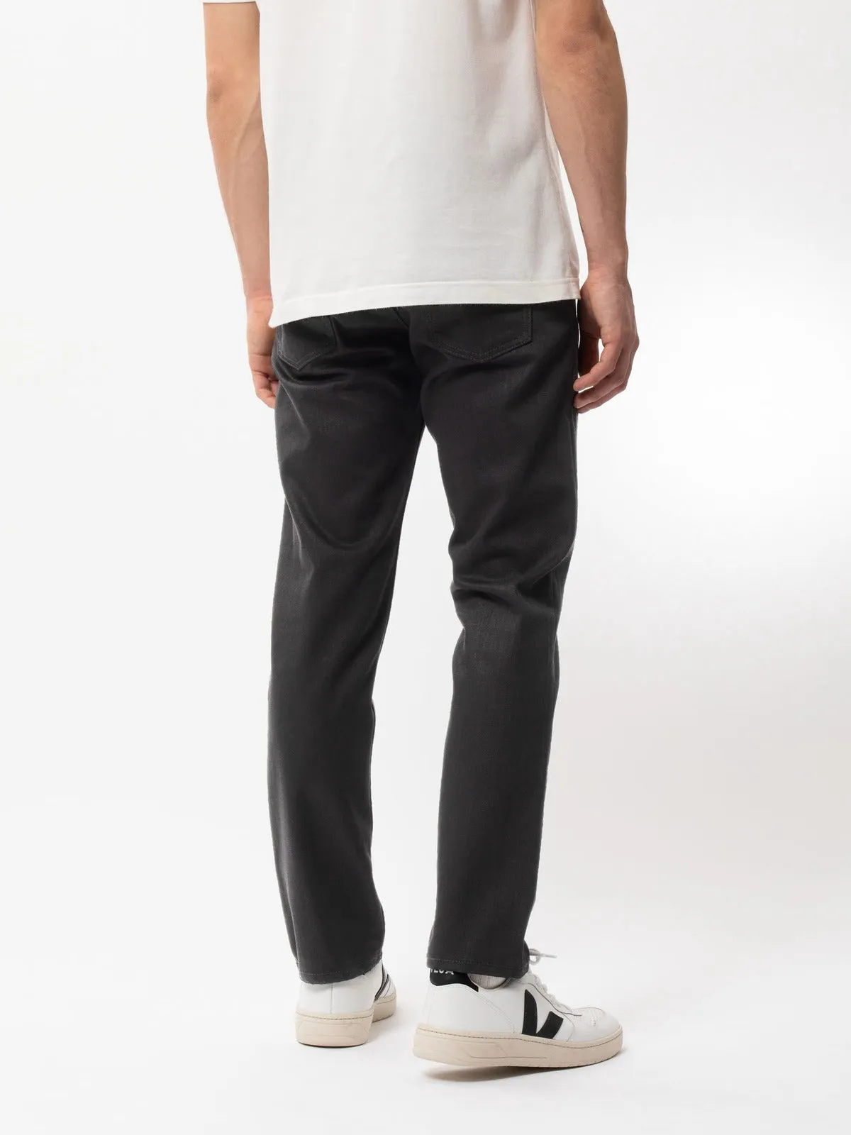 【Nudie Jeans】Steady Eddie II Dry Everblack 11.2oz 高腰修身錐形不褪黑牛仔褲 sold by Blue Beach Denim product image thumbnail 4