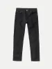 【Nudie Jeans】Steady Eddie II Dry Everblack 11.2oz 高腰修身錐形不褪黑牛仔褲 sold by Blue Beach Denim