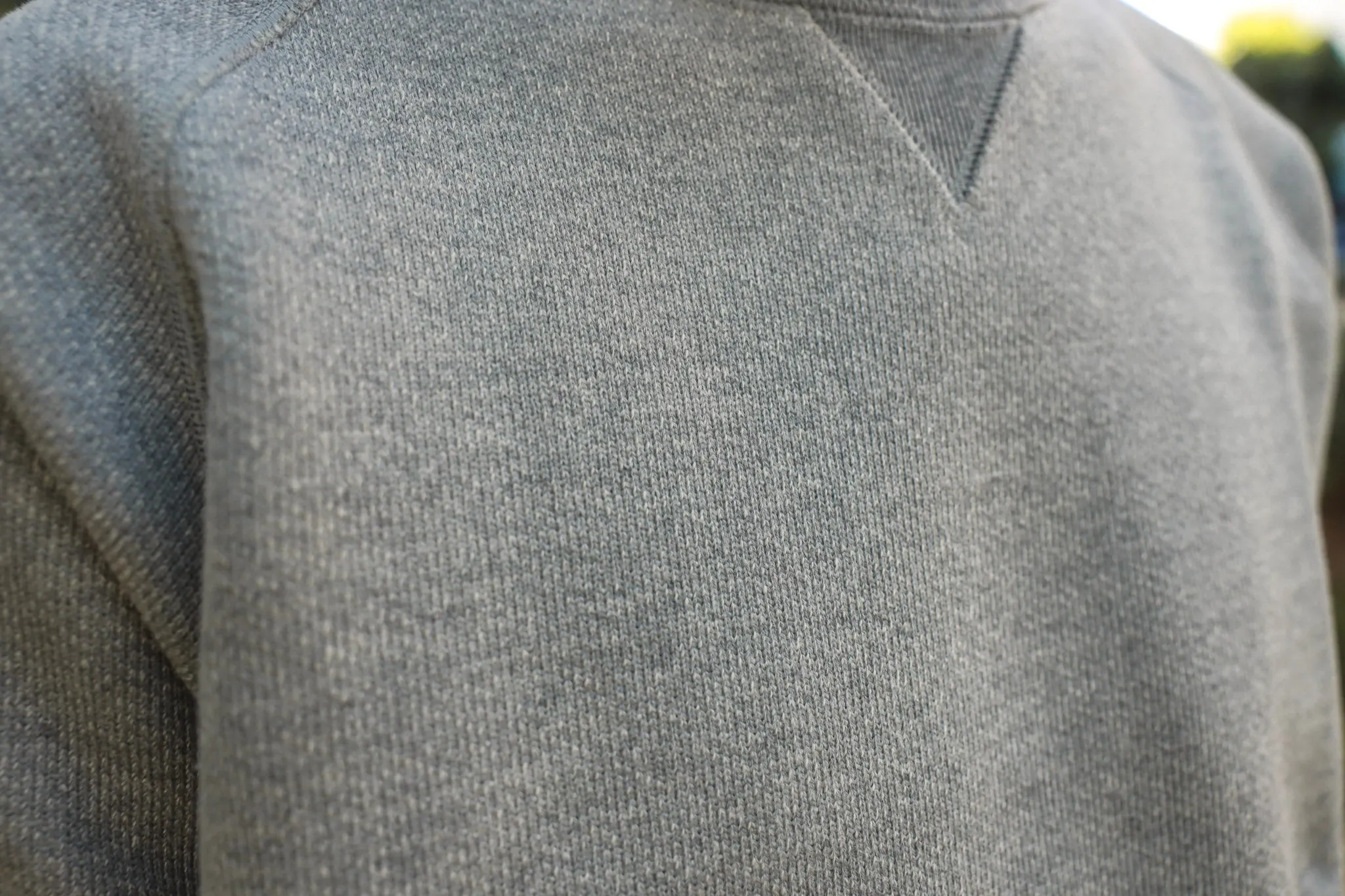 【Wonder Looper】Pullover Crewneck - Double Heavyweight French Terry - Heather Grey 雙層超重磅法式毛圈布 圓領衛衣 sold by Blue Beach Denim product image thumbnail 2