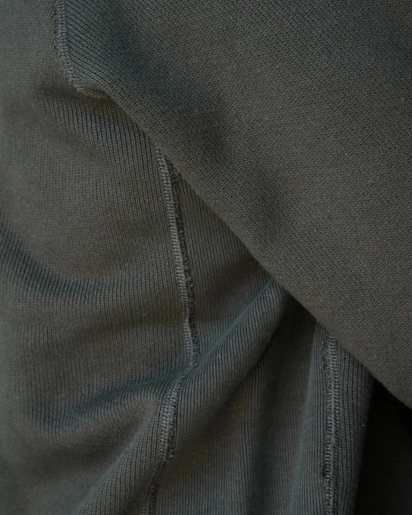 【Wonder Looper】Pullover Crewneck - Double Heavyweight French Terry - Khaki Green 雙層超重磅法式毛圈布圓領衛衣 sold by Blue Beach Denim product image thumbnail 5