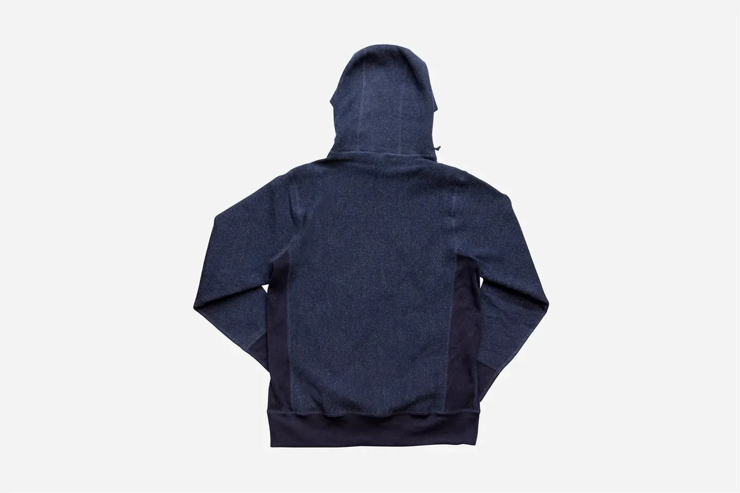 【3sixteen】Heavyweight Pullover Hoody Indigo 加拿大厚磅刷毛套頭連帽T藍染 sold by Blue Beach Denim product image thumbnail 4