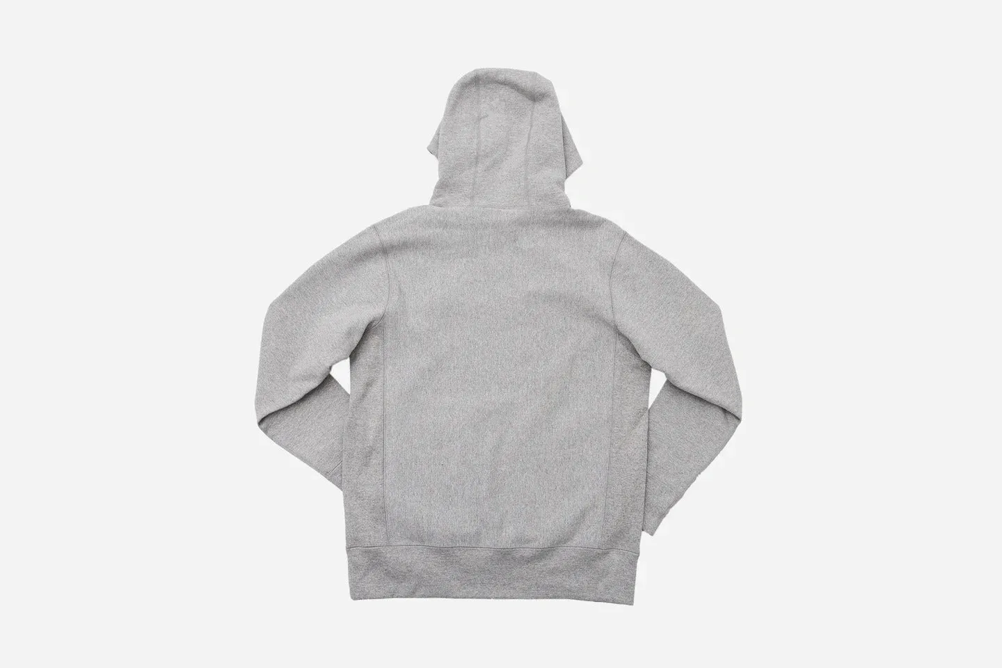 【3sixteen】Heavyweight Pullover Hoody Grey 加拿大厚磅刷毛套頭連帽T灰色 sold by Blue Beach Denim product image thumbnail 4