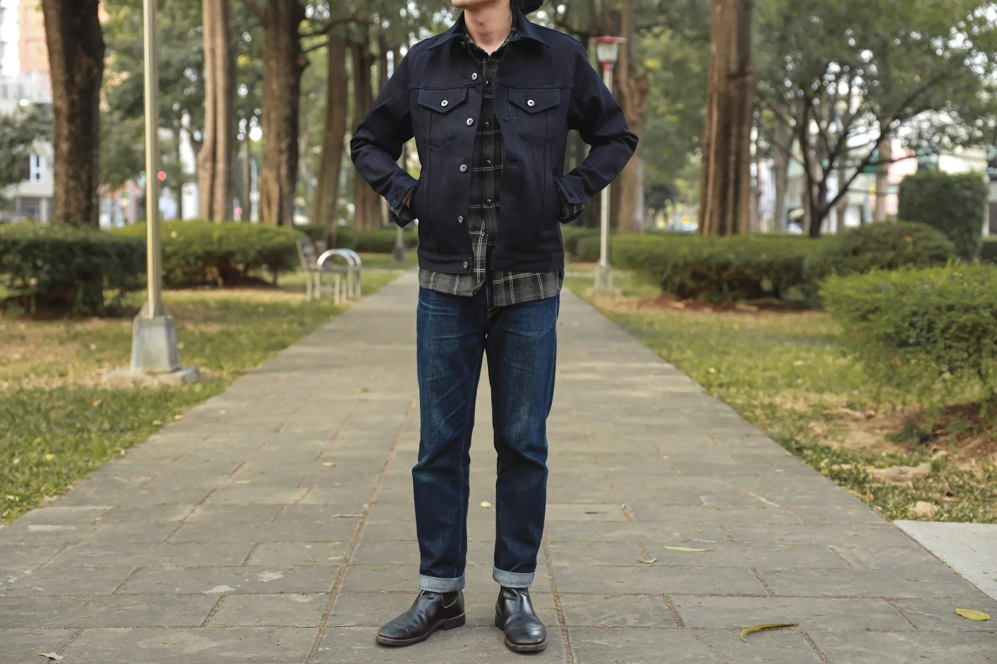 【3sixteen】Type 3s Denim Jacket Shadow Selvedge 雙染旗艦赤耳三代牛仔外套 sold by Blue Beach Denim product image thumbnail 4