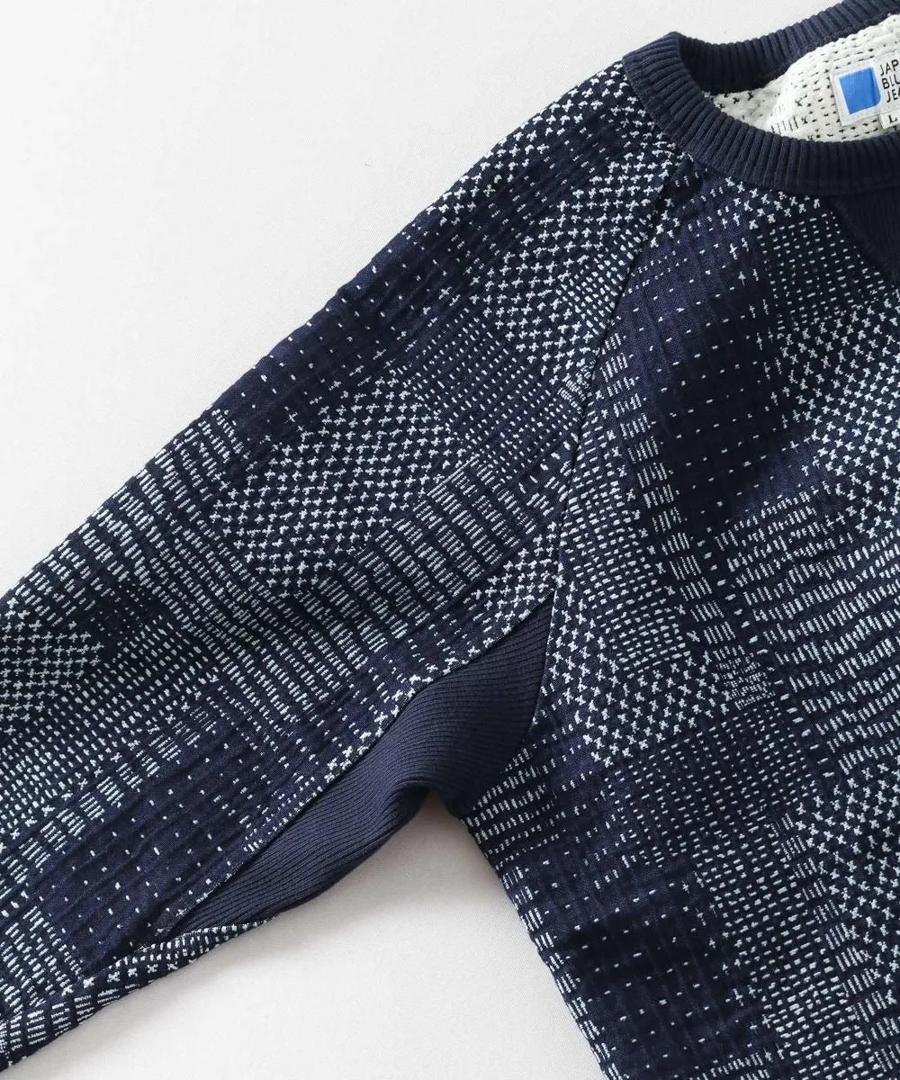 【Japan Blue Jeans】SASHIKO SWEATSHIRT / 藍染緹花 刺子拼接衛衣 sold by Blue Beach Denim product image thumbnail 4