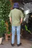 【Universal Works】UTILITY SS SHIRT-OLIVE / 度假短襯衫 綠色 sold by Blue Beach Denim