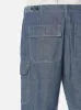 【Universal Works】MW CARGO SHORT-INDIGO / 軍風 藍染水手布 多口袋 短褲 sold by Blue Beach Denim