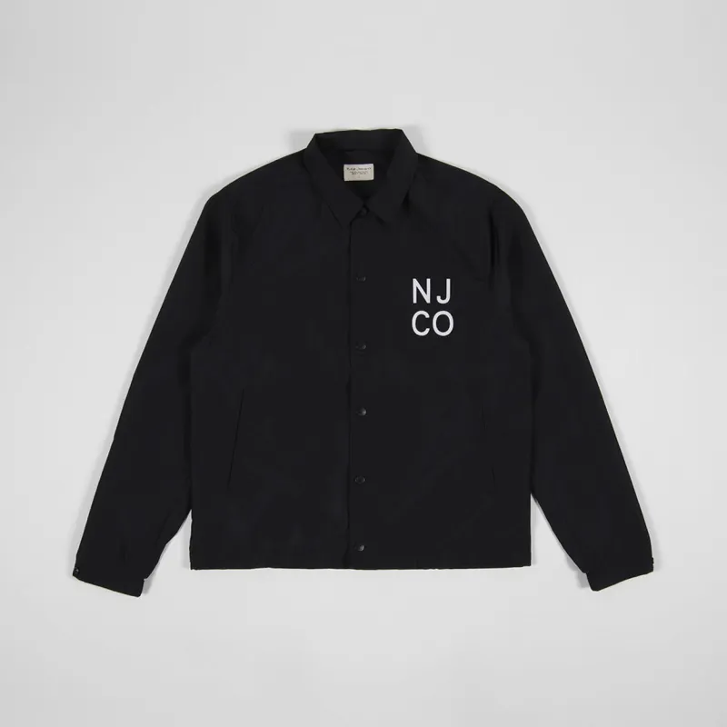 【Nudie Jeans】Josef Coach Jacket Black ／獨家教練外套 sold by Blue Beach Denim
