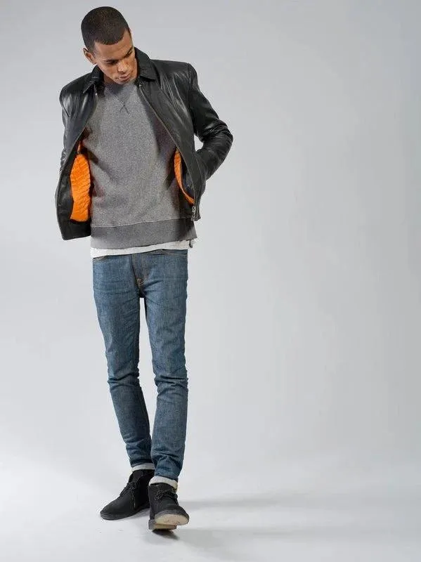 【Nudie Jeans】Jonny Leather Jacket /原創剪裁 合身皮衣 山羊皮 sold by Blue Beach Denim product image thumbnail 2