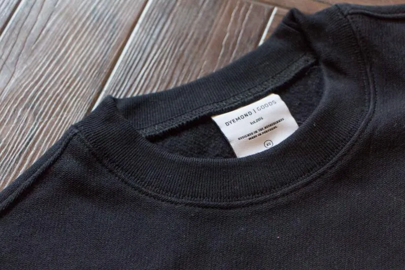 【Dyemond Goods】重磅內刷毛高質感衛衣 灰色 / 黑色 / 深藍色 / Dyemond Goods Heavyweight Fleece Sweater sold by Blue Beach Denim product image thumbnail 2