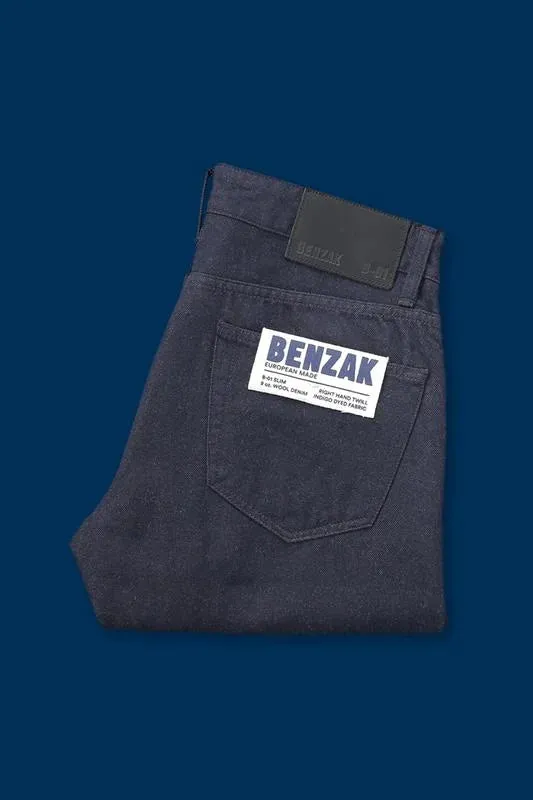 【Benzak Denim Developers】B-01 Slim Wool Denim 9oz / 義大利特殊羊毛混紡丹寧 修身小直筒 sold by Blue Beach Denim