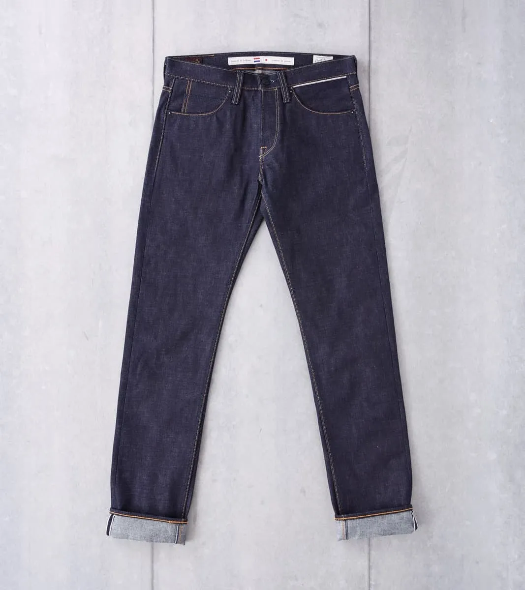 【Benzak Denim Developers】BDD-006 deep indigo 15.7 oz RHT / 濃藍染布料 修身小直筒 sold by Blue Beach Denim