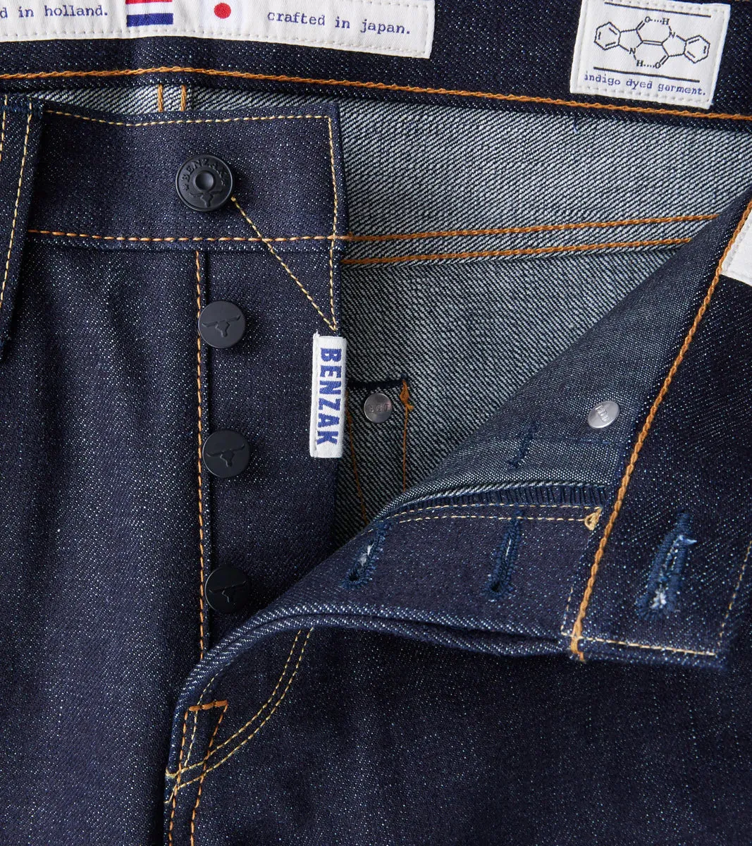 【Benzak Denim Developers】BDD-006 deep indigo 15.7 oz RHT / 濃藍染布料 修身小直筒 sold by Blue Beach Denim product image thumbnail 5