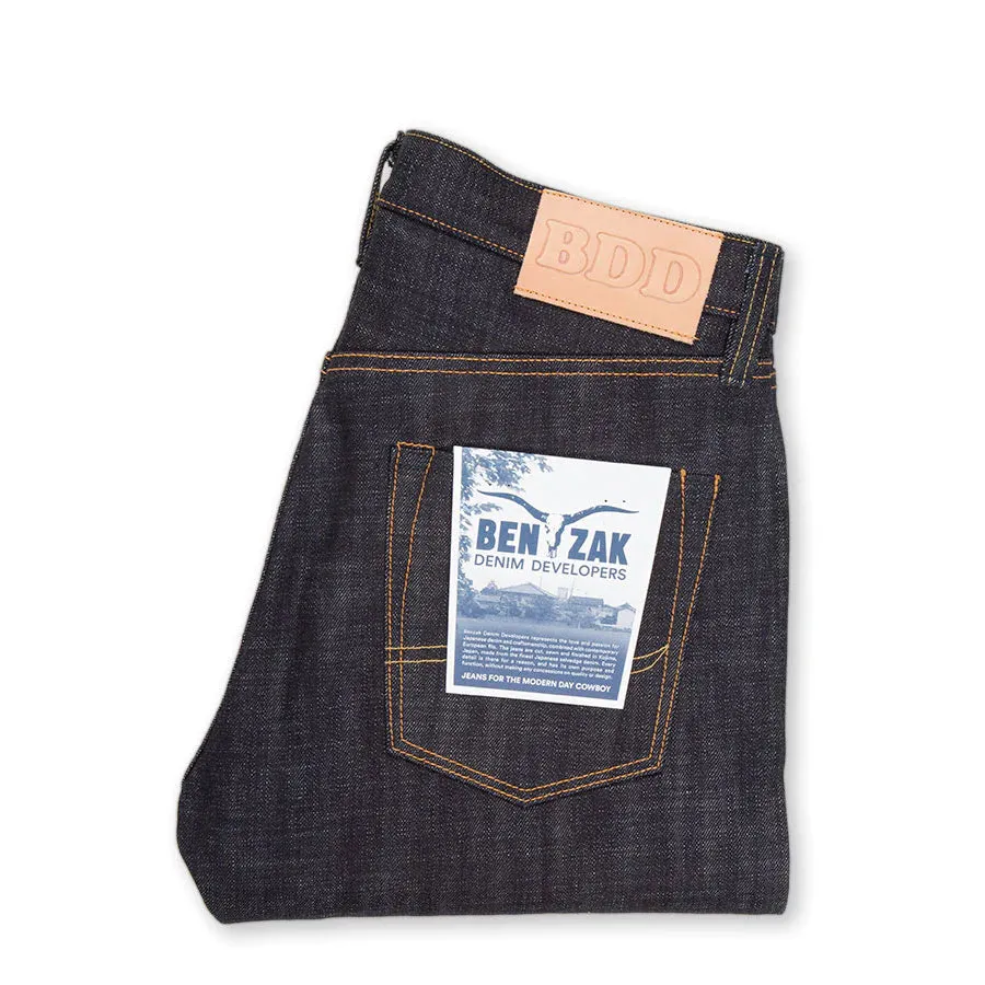 【Benzak Denim Developers】BDD-516 heavy slub 16 oz. RHT / 旗艦布料粗紡十字紋理修身上寬下窄 sold by Blue Beach Denim