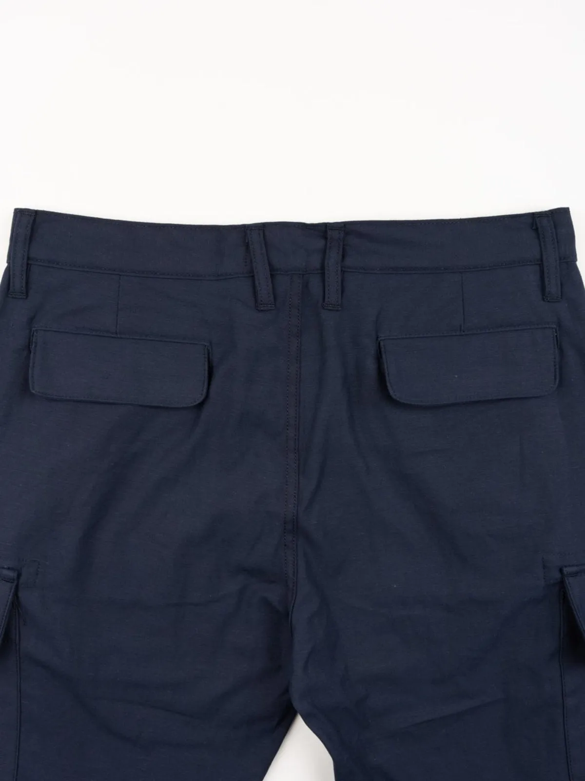 【3sixteen】Cargo Pants - Navy Back Satin / 美製 四口袋 工裝褲 沙丁布 海藍色 sold by Blue Beach Denim product image thumbnail 3