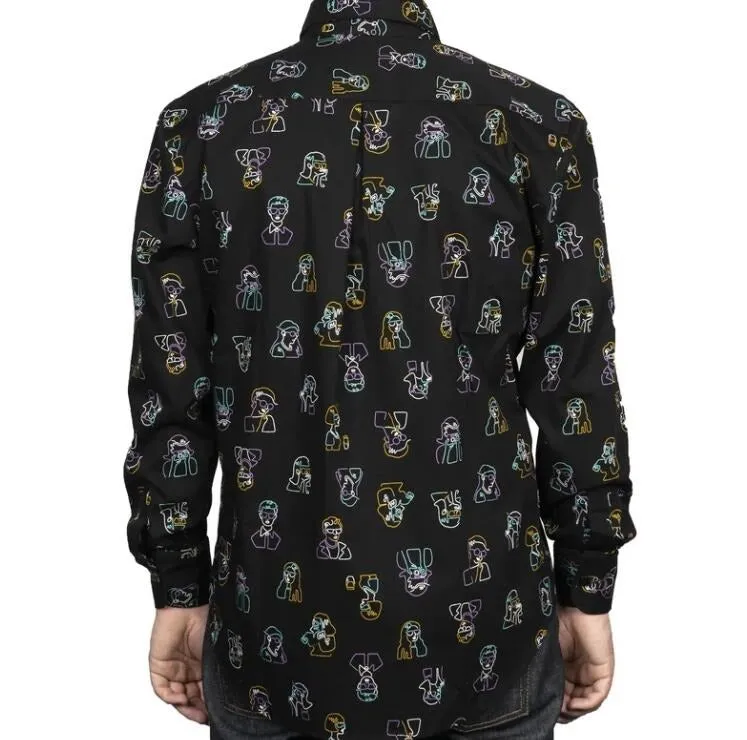 【Naked and Famous】Easy Shirt - Neon People / 霓虹燈人像襯衫 sold by Blue Beach Denim product image thumbnail 5