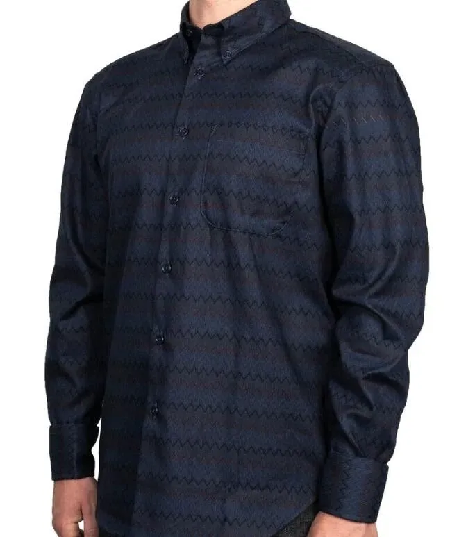 【Naked and Famous】Easy Shirt -Zigzag / 之字特殊布紋襯衫 sold by Blue Beach Denim product image thumbnail 4