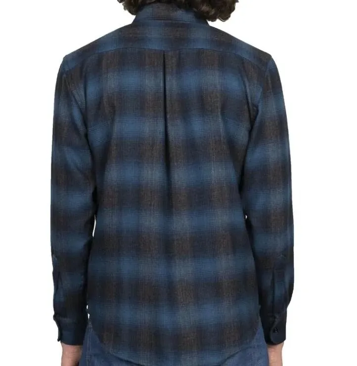 【Naked and Famous】Easy Shirt - Brushed Plaid - Blue / 微刷毛 法藍絨襯衫 sold by Blue Beach Denim product image thumbnail 5