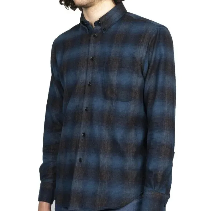 【Naked and Famous】Easy Shirt - Brushed Plaid - Blue / 微刷毛 法藍絨襯衫 sold by Blue Beach Denim product image thumbnail 4