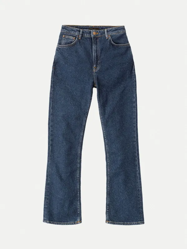 【Nudie Jeans】Rowdy Ruth Blue Angel 女版高腰微喇叭褲 sold by Blue Beach Denim