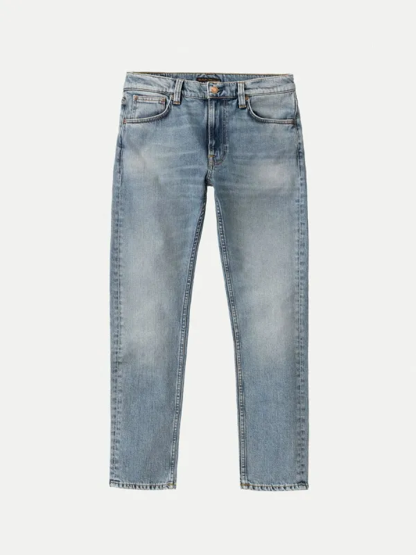 【Nudie Jeans】Lean Dean Cloud Blue／13oz／合身上寬下窄 sold by Blue Beach Denim