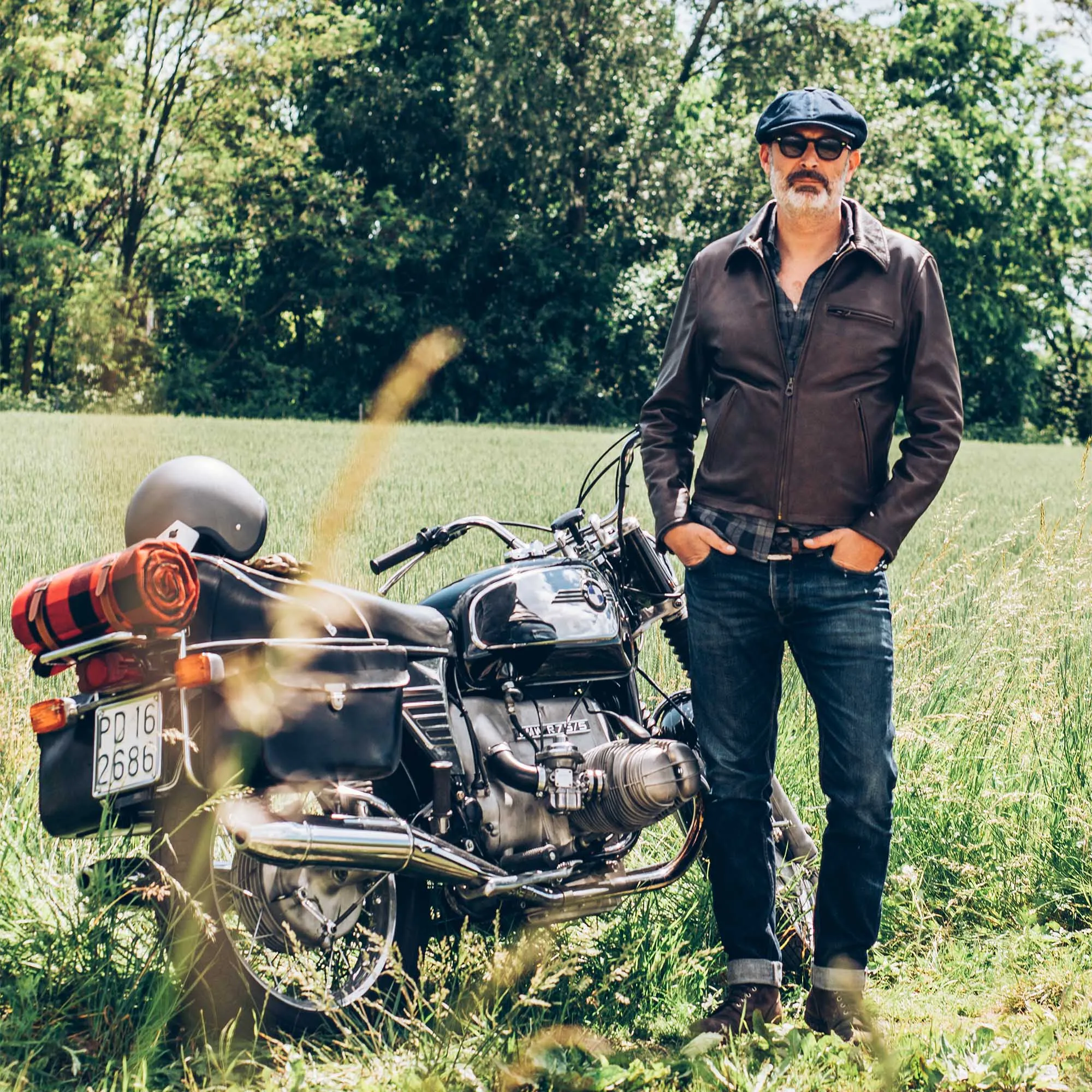 【Shangri-La Heritage】Varenne Brown Leather Jacket 40年代經典咖啡色茶芯皮衣 sold by Blue Beach Denim product image thumbnail 2