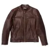 【Shangri-La Heritage】Café Racer Brown Leather Jacket 咖啡色小羊皮騎士皮衣 sold by Blue Beach Denim