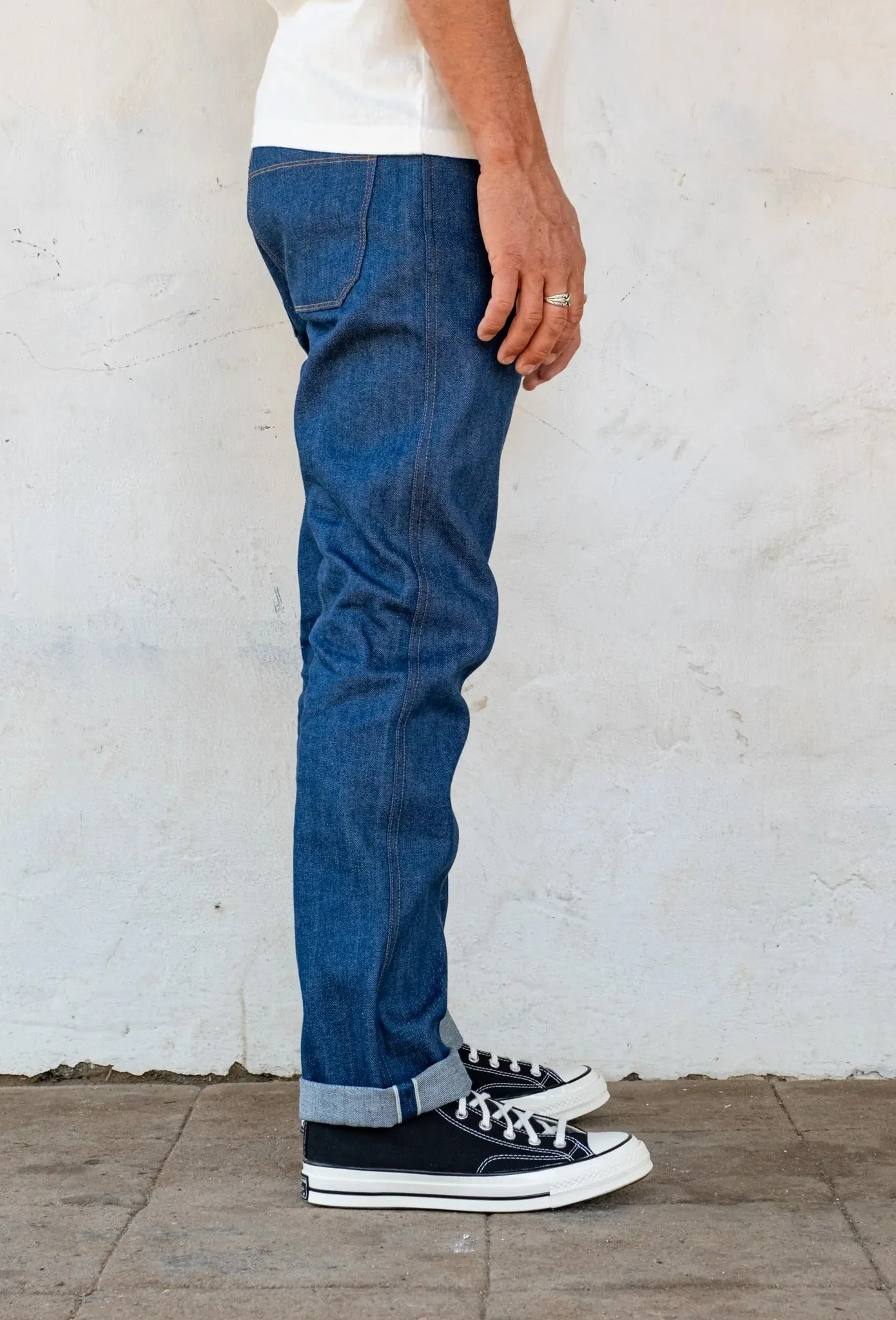 【Freenote】Rios 12 Ounce Vintage Blue Denim / 復古藍日本布 修身小直筒 sold by Blue Beach Denim product image thumbnail 3