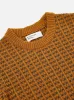 【Universal Works】Loose Crew In Cumin/Grey Italian Wool／義大利羊毛針織毛衣 sold by Blue Beach Denim