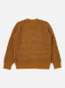 【Universal Works】Loose Crew In Cumin/Grey Italian Wool／義大利羊毛針織毛衣 sold by Blue Beach Denim