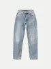 【Nudie Jeans】Breezy Britt Blue Desert / 女版高腰寬錐形褲 sold by Blue Beach Denim
